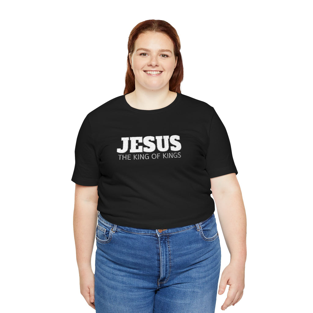 Jesus Inspired Short Sleeve Tee, Faith T-Shirt, Christian Apparel, Summer Top, Religious Shirt, Gift for Believers