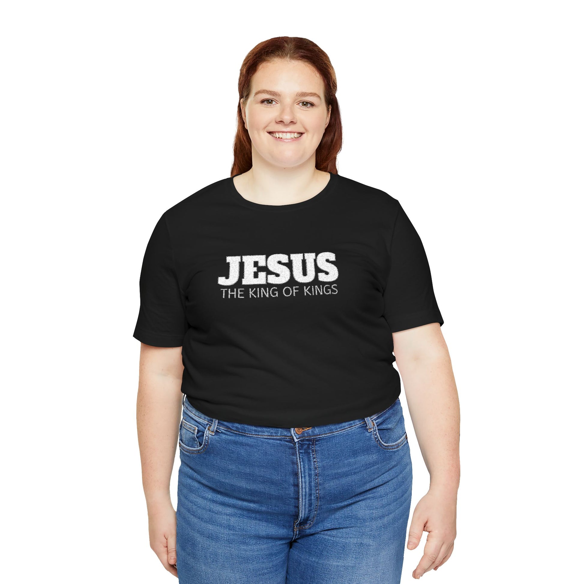 Jesus Inspired Short Sleeve Tee, Faith T-Shirt, Christian Apparel, Summer Top, Religious Shirt, Gift for Believers