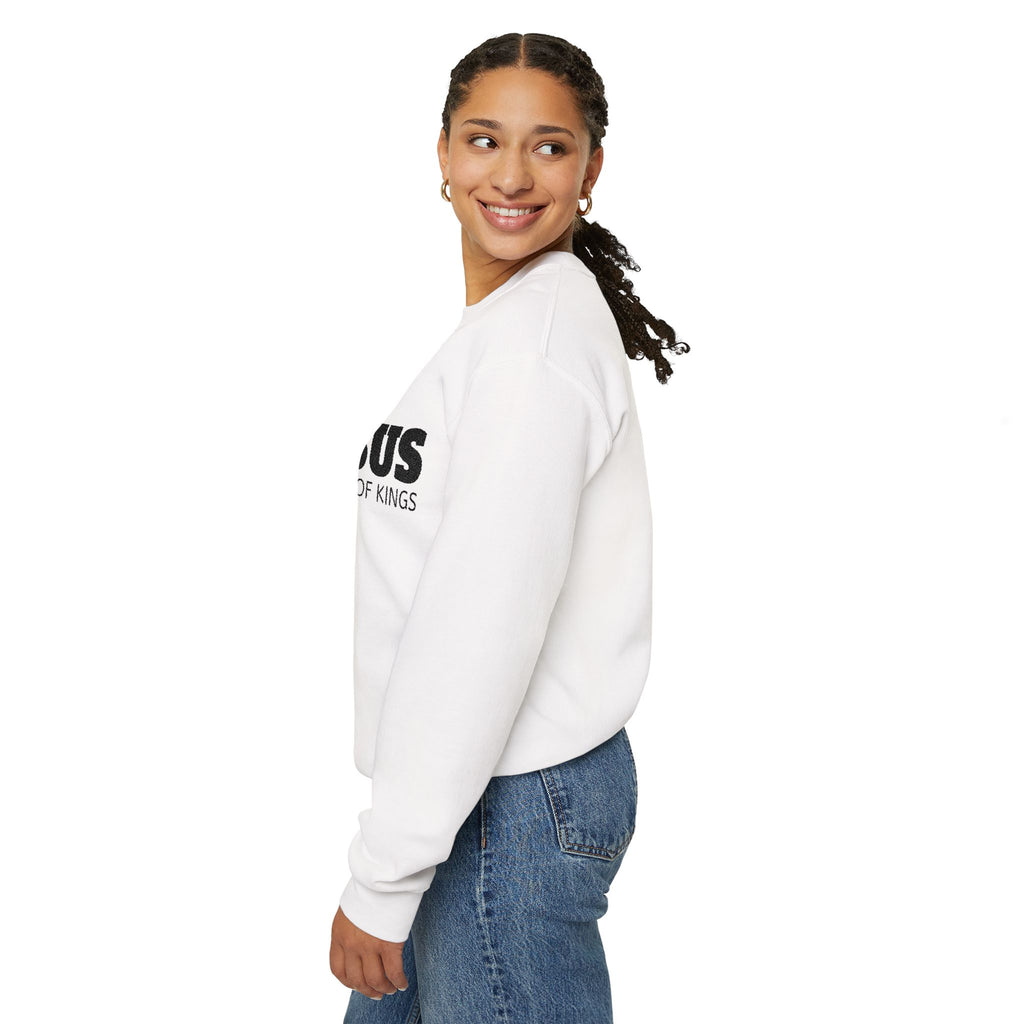 Jesus the King of Kings Crewneck Sweatshirt | Christian Apparel, Faith-Based Gift, Cozy Sweatshirt, Religious Gift, Unisex Fashion